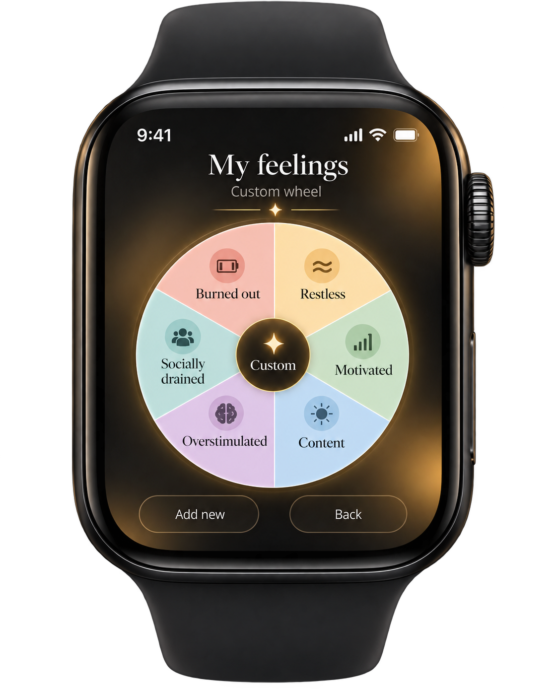 Know Myself custom feelings check-in on Apple Watch